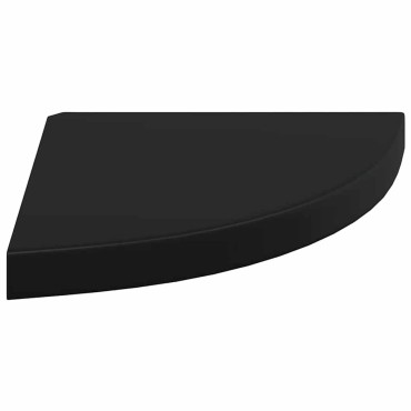 vidaXL Ράφια Τοίχου 2 τεμ. Μαύρα 35x35x3,8cm από MDF