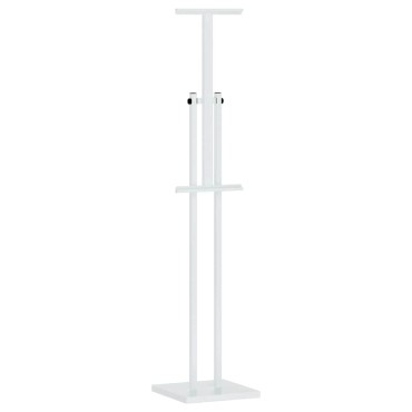 vidaXL Εκθεσιακές Οθόνες 2 τμχ. Λευκός 26,5 x 26,5 x 150 εκ. Ατσάλι