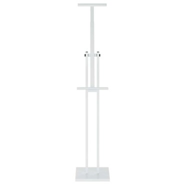 vidaXL Εκθεσιακές Οθόνες Λευκός 26,5 x 26,5 x 150 εκ. Ατσάλι
