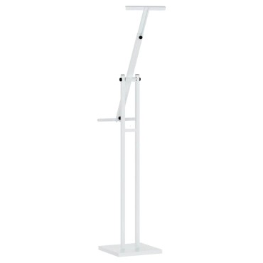 vidaXL Εκθεσιακές Οθόνες Λευκός 26,5 x 26,5 x 150 εκ. Ατσάλι