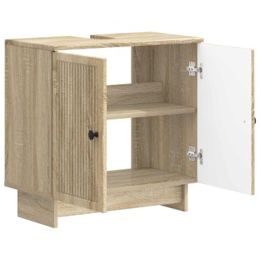 vidaXL Ντουλάπα Νιπτήρα Mπάνιου EDE Sonoma Δρυς 59,5x31,5x59cm