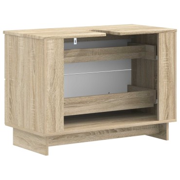 vidaXL Ντουλάπα Νιπτήρα Mπάνιου EDE Sonoma Δρυς 82x41x59 εκ