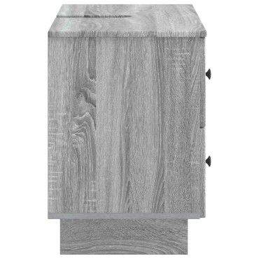 vidaXL Ντουλάπα Νιπτήρα Mπάνιου EDE Γκρι Sonoma 82x41x59 εκ