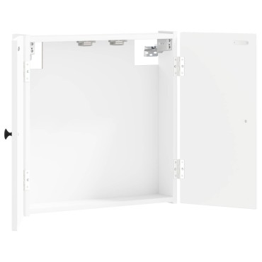vidaXL Ντουλάπα Πινάκων Βελών EDE Λευκό 52,5 x 10,5 x 53,5 εκ.