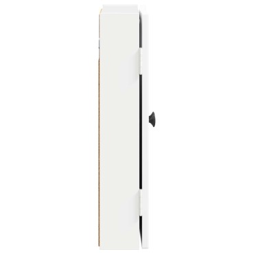 vidaXL Ντουλάπα Πινάκων Βελών EDE Λευκό 52,5 x 10,5 x 53,5 εκ.