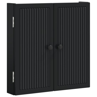 vidaXL Ντουλάπα Πινάκων Βελών EDE Μαύρο 52,5 x 10,5 x 53,5 εκ.