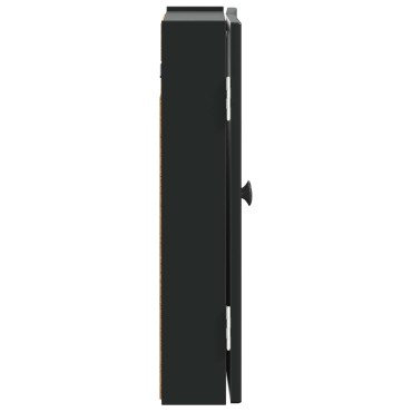 vidaXL Ντουλάπα Πινάκων Βελών EDE Μαύρο 52,5 x 10,5 x 53,5 εκ.