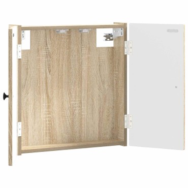 vidaXL Ντουλάπα Πινάκων Βελών EDE Sonoma Δρυς 52,5 x 10,5 x 53,5 εκ.