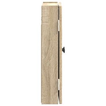 vidaXL Ντουλάπα Πινάκων Βελών EDE Sonoma Δρυς 52,5 x 10,5 x 53,5 εκ.