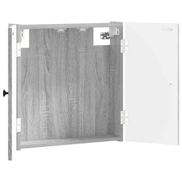 vidaXL Ντουλάπα Πινάκων Βελών EDE Γκρι Sonoma 52,5 x 10,5 x 53,5 εκ.