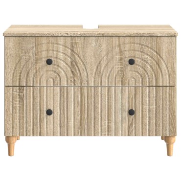 vidaXL Ντουλάπα Νιπτήρα Mπάνιου ALKMAAR Sonoma Δρυς 82x41x59 εκ