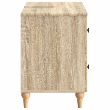 vidaXL Ντουλάπα Νιπτήρα Mπάνιου ALKMAAR Sonoma Δρυς 82x41x59 εκ
