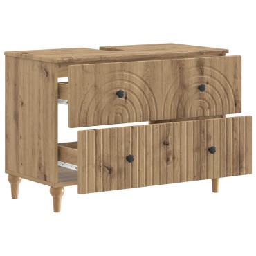 vidaXL Ντουλάπα Νιπτήρα Mπάνιου ALKMAAR Artisan Δρυς 82x41x59 εκ