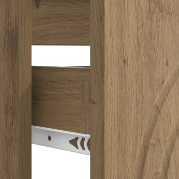 vidaXL Ντουλάπα Νιπτήρα Mπάνιου ALKMAAR Artisan Δρυς 82x41x59 εκ