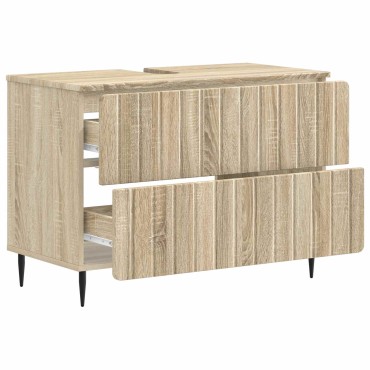 vidaXL Ντουλάπα Νιπτήρα Mπάνιου ZWOLLE Sonoma Δρυς 82x41x58,5 εκ