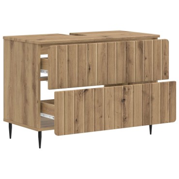 vidaXL Ντουλάπα Νιπτήρα Mπάνιου ZWOLLE Artisan Δρυς 82x41x58,5 εκ