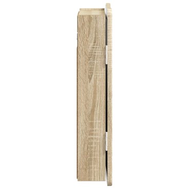 vidaXL Ντουλάπα Πινάκων Βελών ZWOLLE Sonoma Δρυς 52,5 x 10,5 x 57,5 εκ