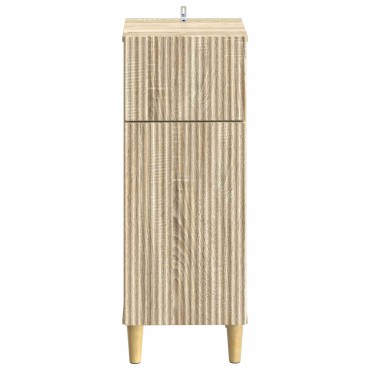 vidaXL Ντουλάπι Αποθήκευσης Μπάνιου ARNHEM Sonoma Δρυς 30x31x80cm 1 τεμ.