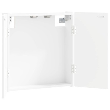 vidaXL Ντουλάπα Πινάκων Βελών ARNHEM Λευκό 52,5 x 10,5 x 53,5 εκ.