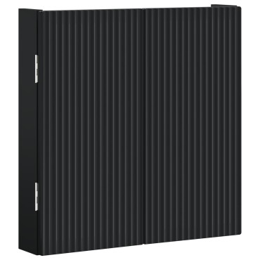 vidaXL Ντουλάπα Πινάκων Βελών ARNHEM Μαύρο 52,5 x 10,5 x 53,5 εκ.