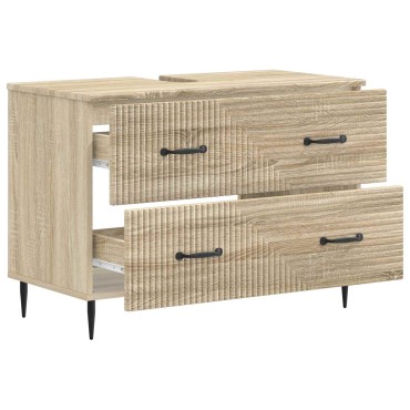 vidaXL Ντουλάπα Νιπτήρα Mπάνιου HAARLEM Sonoma Δρυς 82x41x58,5 εκ