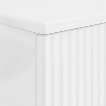 vidaXL Ντουλάπα Νιπτήρα Mπάνιου HAARLEM Γυαλιστερό Λευκό 82x41x58,5cm