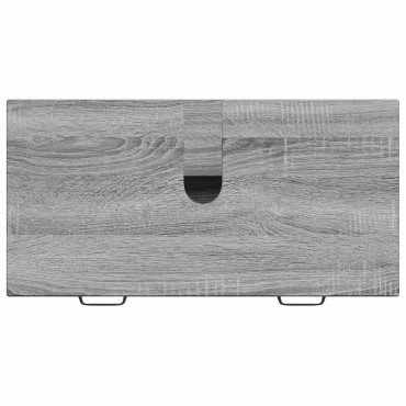 vidaXL Ντουλάπα Νιπτήρα Mπάνιου HAARLEM Γκρι Sonoma 82x41x58,5 εκ