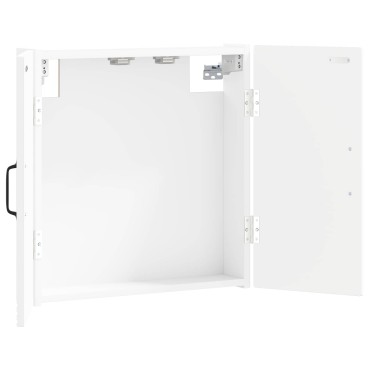 vidaXL Ντουλάπα Πινάκων Βελών HAARLEM Λευκό 52,5 x 10,5 x 53,5 εκ.