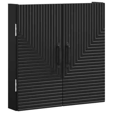 vidaXL Ντουλάπα Πινάκων Βελών HAARLEM Μαύρο 52,5 x 10,5 x 53,5 εκ.