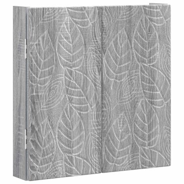 vidaXL Ντουλάπα Πινάκων Βελών DELFT Γκρι Sonoma 52,5 x 10,5 x 53,5 εκ.
