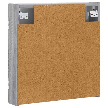 vidaXL Ντουλάπα Πινάκων Βελών DELFT Γκρι Sonoma 52,5 x 10,5 x 53,5 εκ.