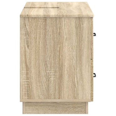 vidaXL Ντουλάπα Νιπτήρα Mπάνιου HOORN Sonoma Δρυς 82x41x56cm