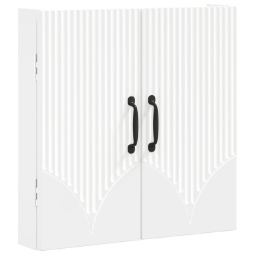 vidaXL Ντουλάπα Πινάκων Βελών HOORN Λευκό 52,5 x 10,5 x 53,5 εκ.