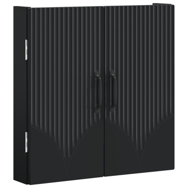 vidaXL Ντουλάπα Πινάκων Βελών HOORN Μαύρο 52,5 x 10,5 x 53,5 εκ.