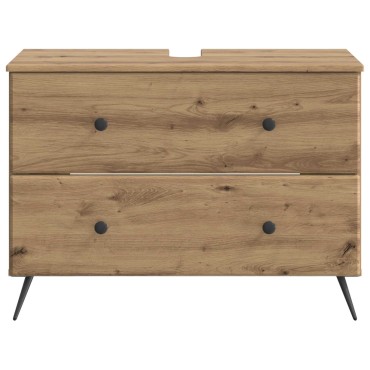 vidaXL Ντουλάπα Νιπτήρα Mπάνιου BREDA Artisan Δρυς 82x41x59 εκ