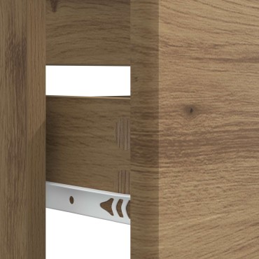 vidaXL Ντουλάπα Νιπτήρα Mπάνιου BREDA Artisan Δρυς 82x41x59 εκ