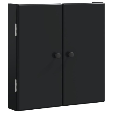 vidaXL Ντουλάπα Πινάκων Βελών BREDA Μαύρο 52,5 x 10,5 x 53,5 εκ.