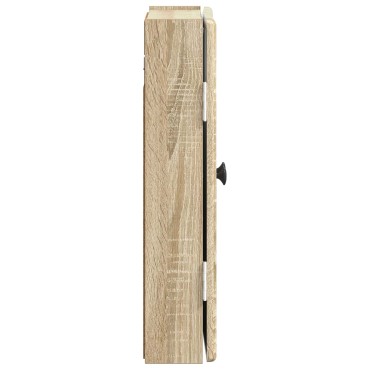 vidaXL Ντουλάπα Πινάκων Βελών BREDA Sonoma Δρυς 52,5 x 10,5 x 53,5 εκ.