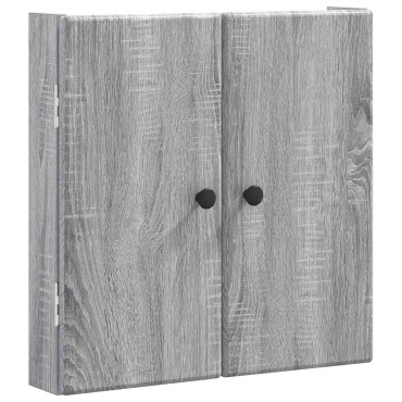 vidaXL Ντουλάπα Πινάκων Βελών BREDA Γκρι Sonoma 52,5 x 10,5 x 53,5 εκ.