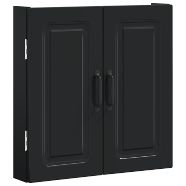 vidaXL Ντουλάπα Πινάκων Βελών UTRECHT Μαύρο 52,5 x 10,5 x 53,5 εκ
