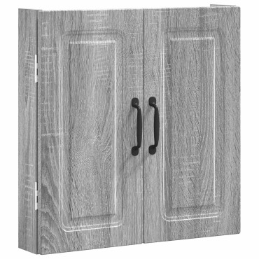 vidaXL Ντουλάπα Πινάκων Βελών UTRECHT Γκρι Sonoma Επεξεργασμένο Ξύλο