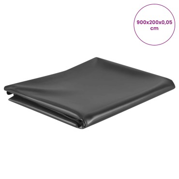 vidaXL Γραμμή Λίμνης 9 x 2 μ PVC 0,5 χιλ Μαύρο