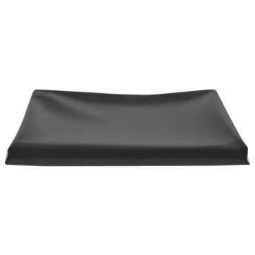 vidaXL Γραμμή Λίμνης 6 x 6 m PVC 0,5 χιλ Μαύρο