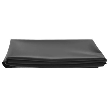 vidaXL Γραμμή Λίμνης 5 x 8 m PVC 0,5 χιλ Μαύρο
