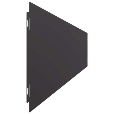 vidaXL Περίγραμμα γκαζόν 30 τμχ. 15 x 103 cm Ατσάλι Μαύρο