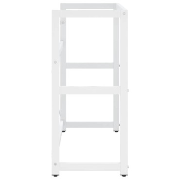 vidaXL Έπιπλο Μπάνιου Λευκό 79x38x83cm Σιδερένιο 1 τεμ.