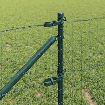 vidaXL Ευρωπαϊκός Φράκτης με Ακίδες 50x0,6 μ PVC-Επικαλυμμένο Ατσάλι