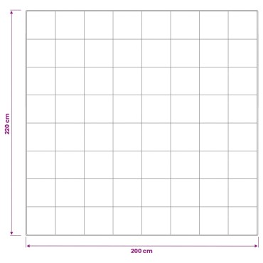 vidaXL Σέτ Παπλώματος και Μαξιλαριού 3 τμχ. 200x220 εκ Χειμώνας Μαλλί