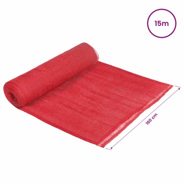 vidaXL Ρολό από Τζute 160 x 1500 εκ Κόκκινο