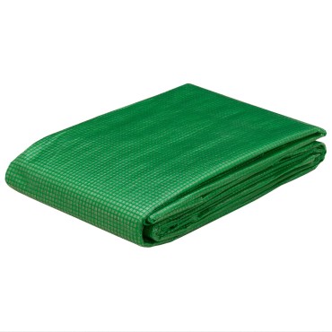 vidaXL Τεντόπανα με Θηλιές Πράσινο 4 x 5 μ 140 gsm PE